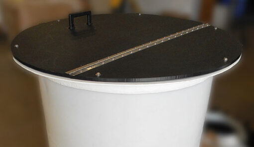 Bolted SST Hinged Lid for Cone Bottom Tanks - TD Series