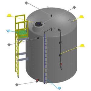 Value-Pak Single Wall Tank Showing All Features