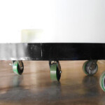Steel Dolly showing with Casters