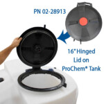 Hinged Lid 16 inch on ProChem® Tank